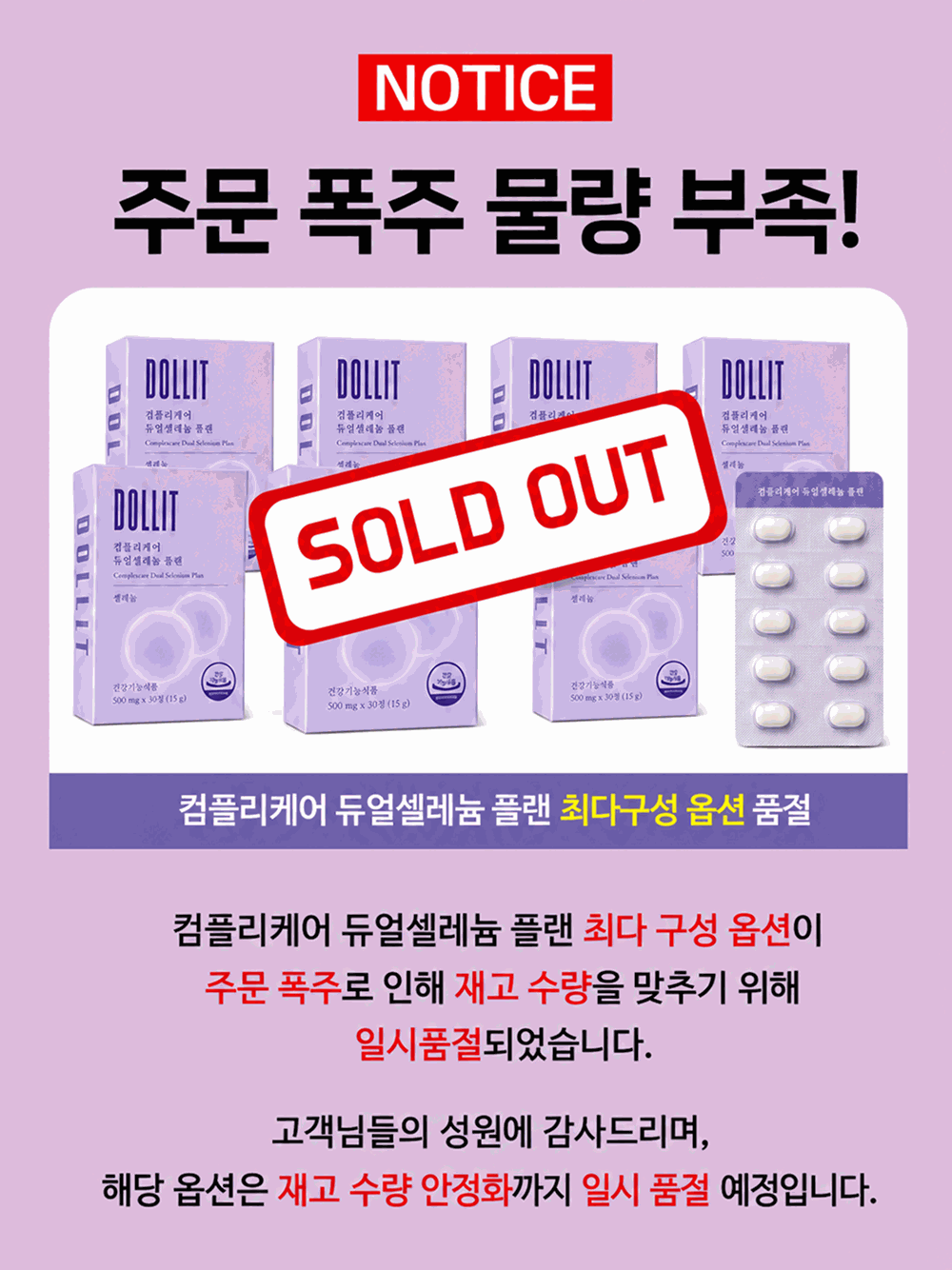 컴플리케어 듀얼셀레늄 플랜