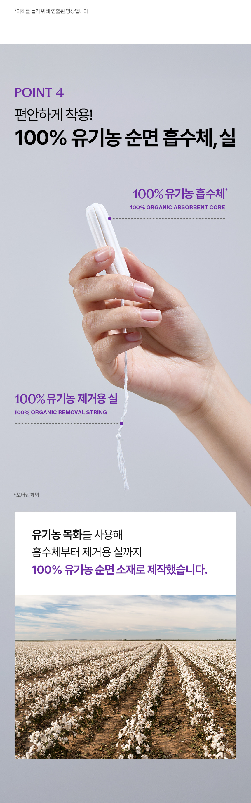 더 프리즘 유기농 순면 탐폰 7+1팩