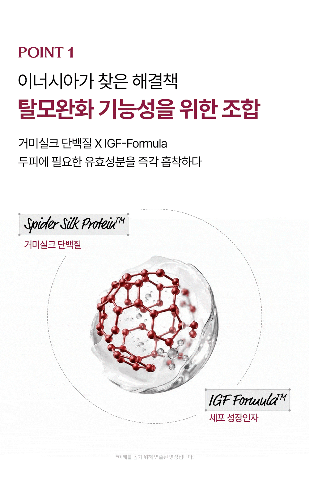 거미실크 단백질 탈모 샴푸