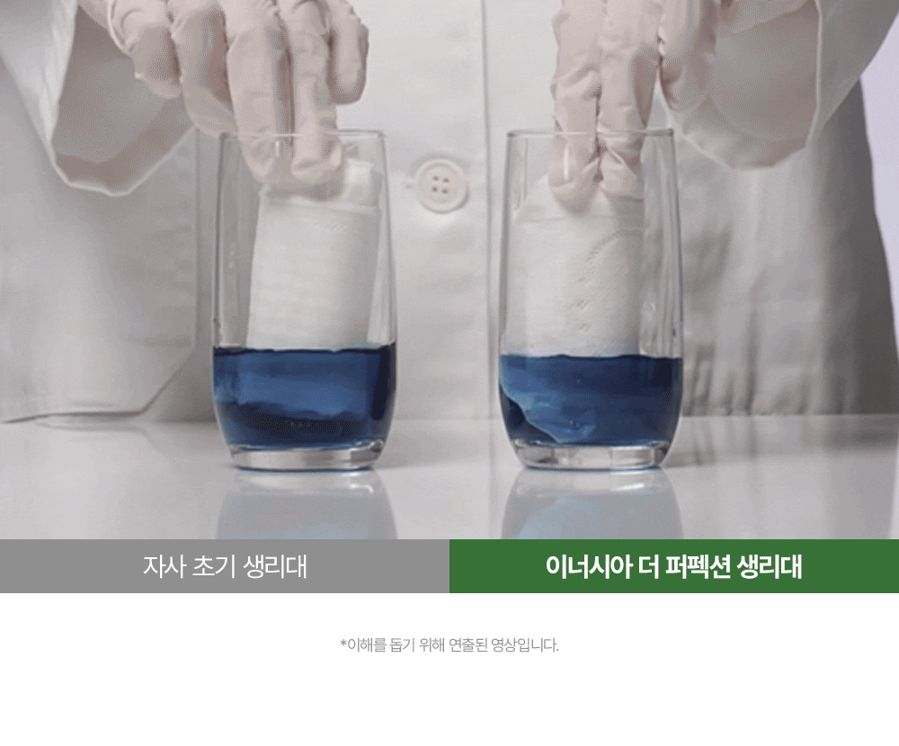 [5900만장 완판] 더 퍼펙션 유기농 순면커버 생리대 4팩